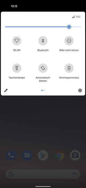 Stellen Sie die Helligkeit auf das erforderliche Niveau