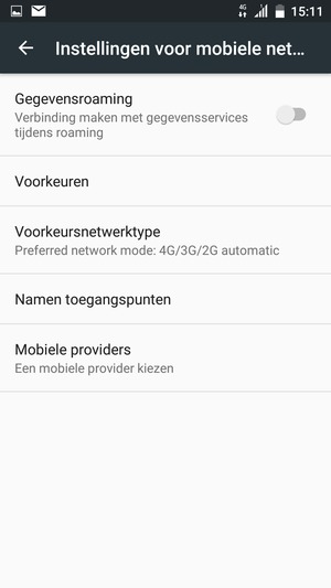 Selecteer Namen toegangspunten