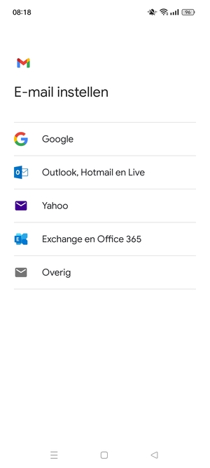 Selecteer Google