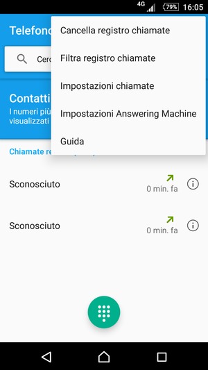 Seleziona Impostazioni chiamate