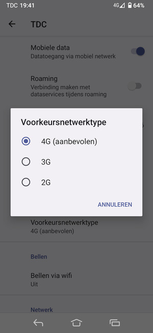 Selecteer uw voorkeursoptie