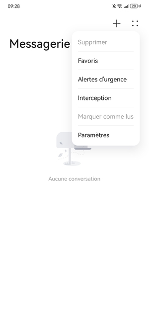 Sélectionnez Paramètres