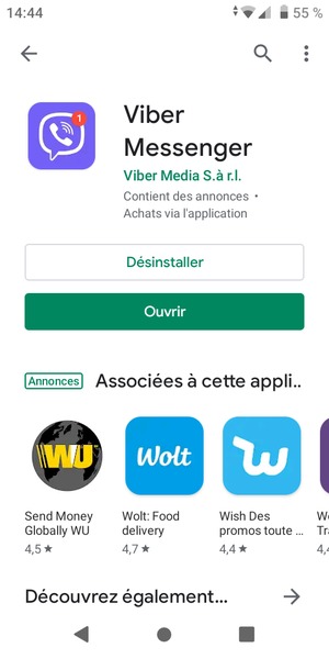 Sélectionnez Ouvrir