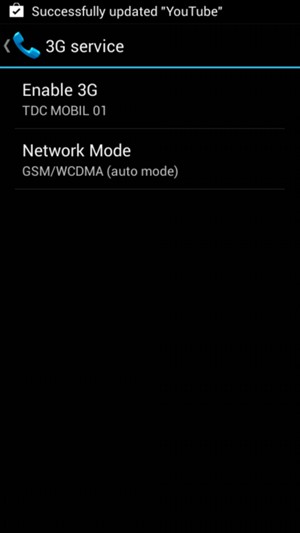Select Network Mode