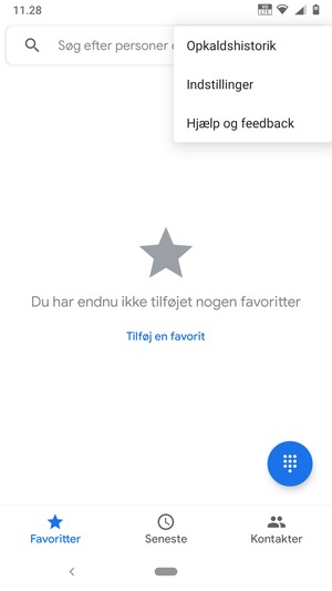 Vælg Indstillinger