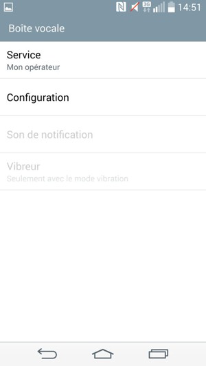 Sélectionnez Configuration