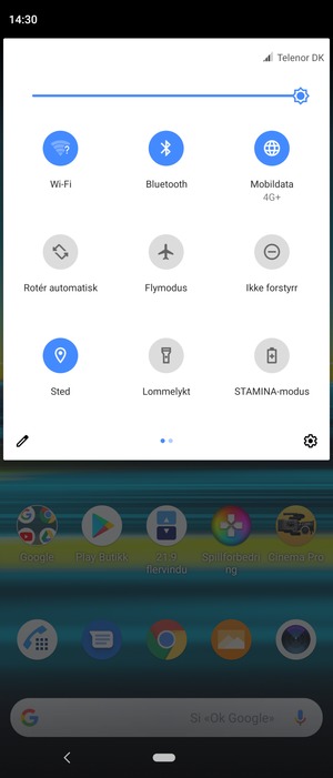 Slå av Wi-Fi og Bluetooth