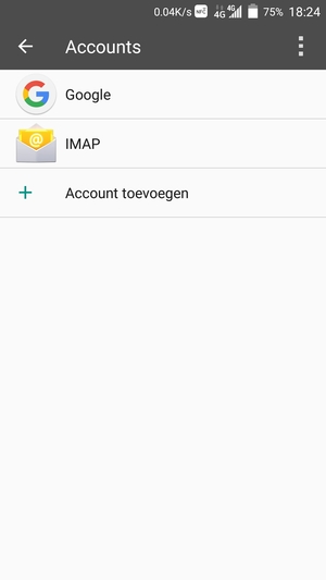 Selecteer Google