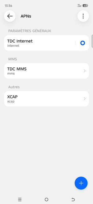 Votre téléphone est maintenant configuré pour les MMS