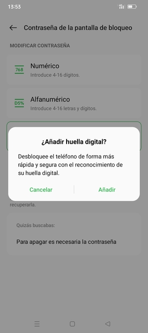 Seleccione la opción deseada