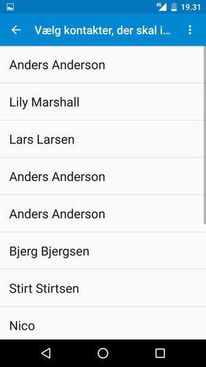 Vælg Menu-knappen