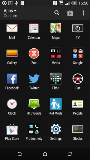 To copy your contacts from the SIM card, go to the Apps menu and select People