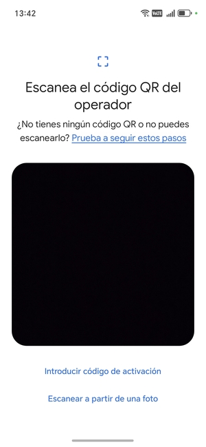 Escanea el código QR