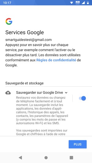 Sélectionnez PLUS