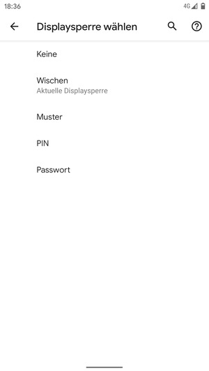 Wählen Sie Muster