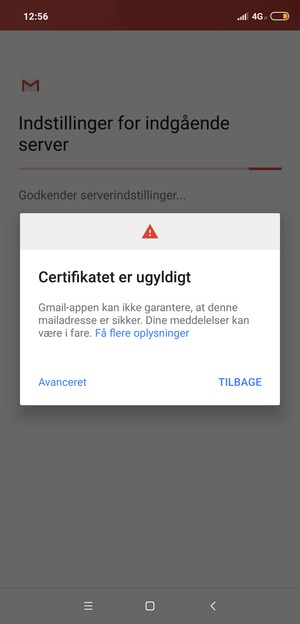 Vælg Avanceret