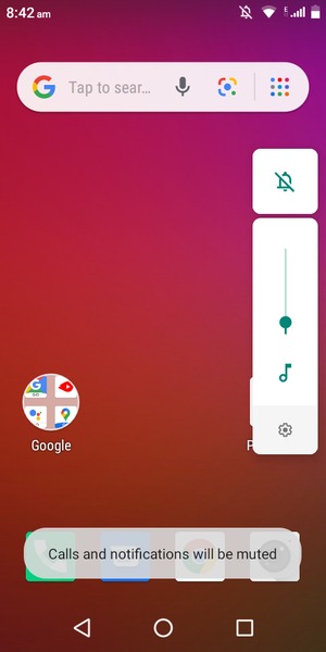 Select Mute to change to sound mode again