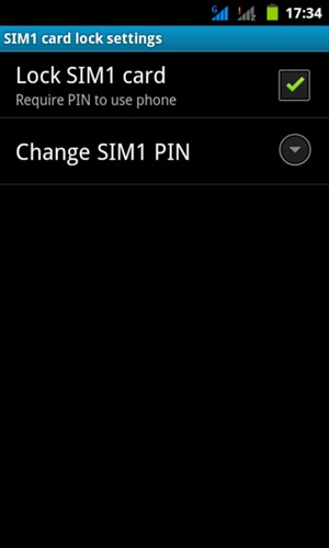 Select Change SIM PIN