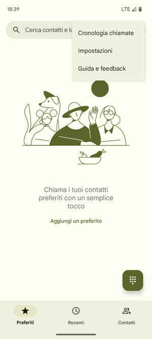 Seleziona Impostazioni