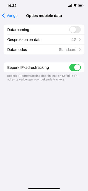 Schakell Dataroaming in of Uit
