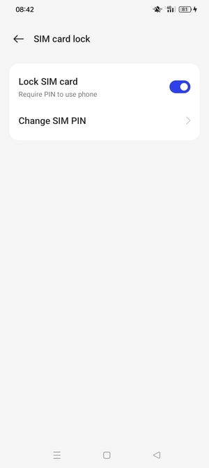 Select Change SIM PIN