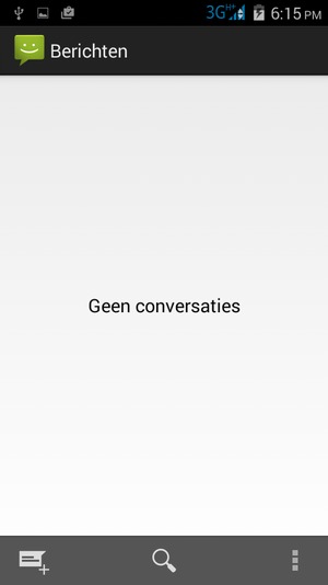 Selecteer de Menu-knop