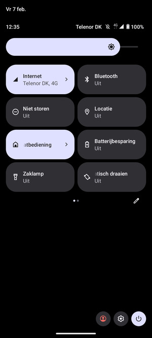 Pas helderheid aan op het vereiste niveau