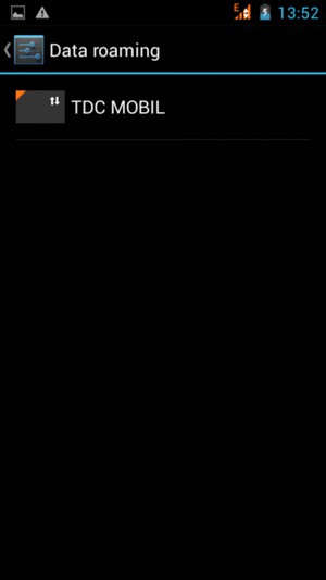 Select the SIM card