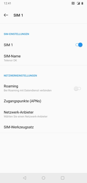 Wählen Sie Zugangspunkte (APNs)