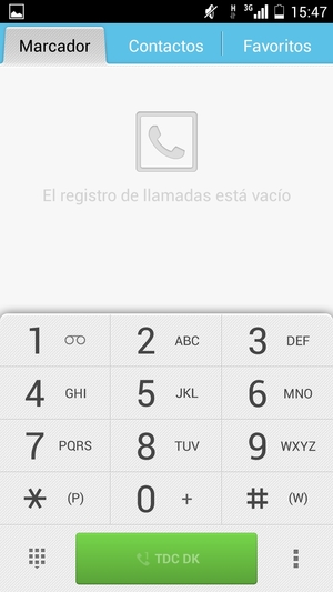 Presione y mantenga pulsado el número 1