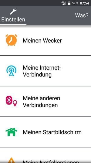Wählen Sie Meine Internet Verbindung