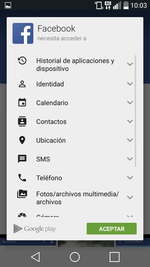 Seleccione ACEPTAR