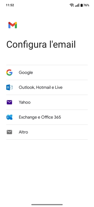 Seleziona Google