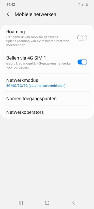 Selecteer Namen toegangspunten