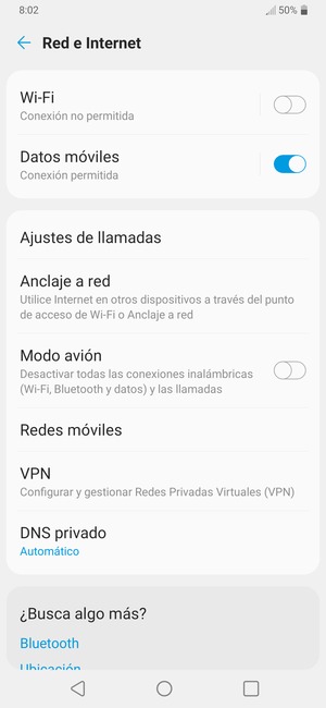 Seleccione Wi-Fi