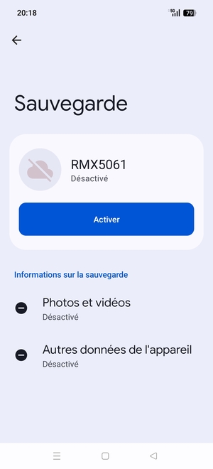 Sélectionnez Activer