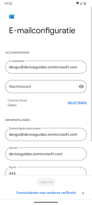Voer uw wachtwoord in