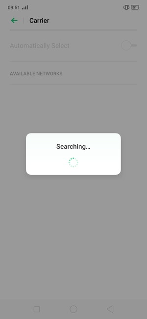 Wait for the search to finish
