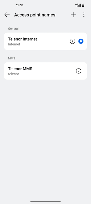 Select the Menu button