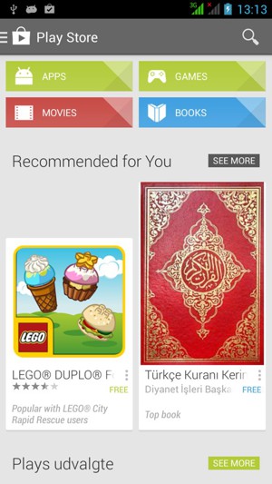 Select the Search button