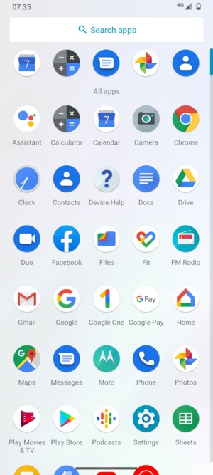 Select Settings