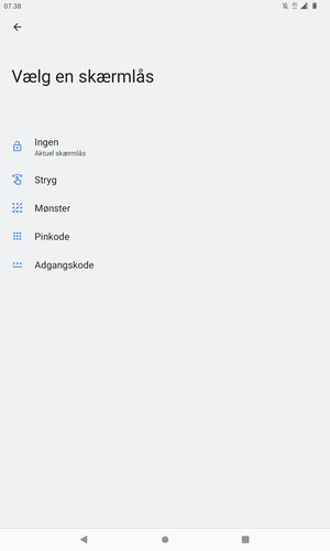 Vælg Mønster