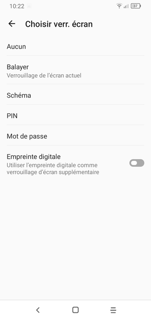 Sélectionnez Schéma