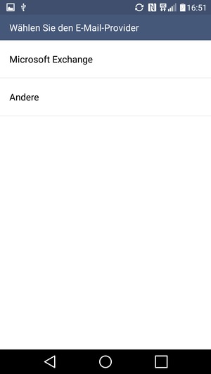 Wählen Sie Andere