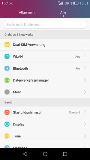 Wählen Sie Alle und Mehr