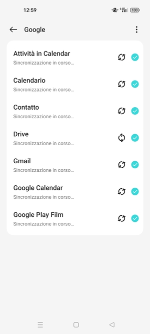 Le tue informazioni verranno sincronizzate