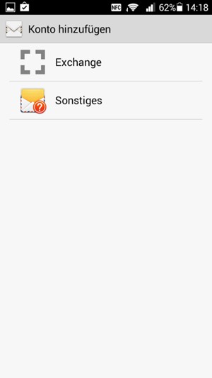 Wählen Sie Exchange