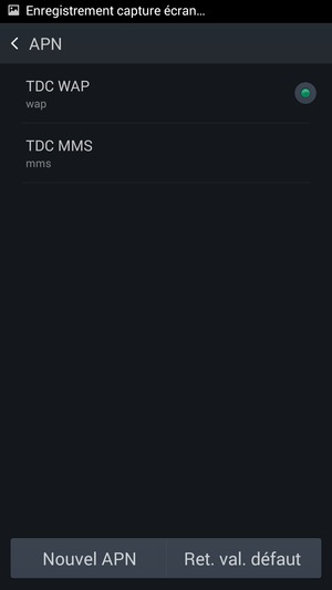 Votre téléphone est maintenant configuré pour les MMS