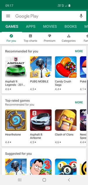 Select the Search bar