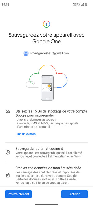 Sélectionnez Activer